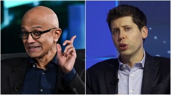 Microsoft CEO Satya Nadella says Sam Altman joining the company is up to OpenAI's board