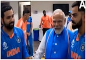 PM Modi inside Team India dressing room: 'You have worked very hard'. Watch