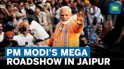 Rajasthan Elections 2023: PM Modi, Amit Shah Hold Mega Roadshow Ahead Of Polling Day