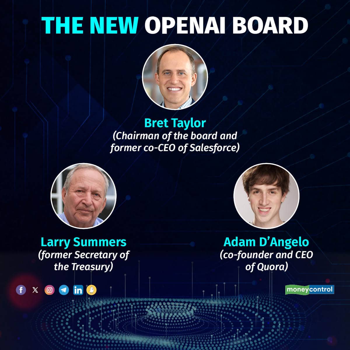 OpenAI's new board of directors