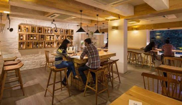 Perch Wine and Coffee Bar, Khan Market, Delhi.