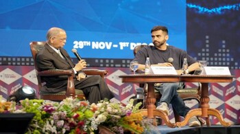 Fireside chat with Zerodha co-founder Nikhil Kamath at the Bengaluru Tech Summit on November 29.