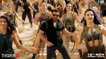 Salman Khan in Tiger 3. Industry watchers hope the film will enter the 100 Crore Club after just two days in theatres. (Photo via X/@BeingSalmanKhan)