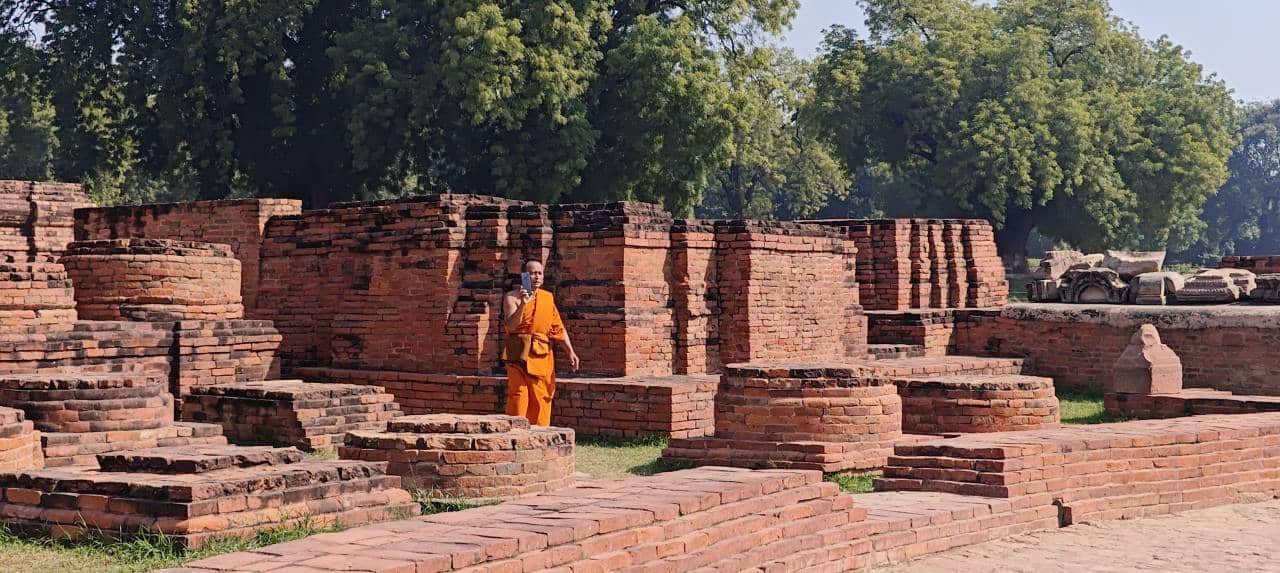 Sarnath excavation, 15 km from Varanasi. (Photo: BIndu Gopal Rao)