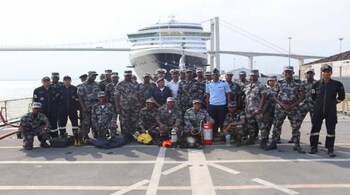"During the visit, the two Navies will hold professional interactions, cross-deck visits, planning conferences and joint EEZ surveillance will be done," the defence ministry said.