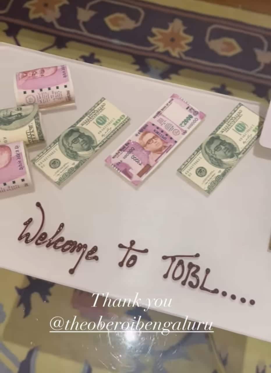 The Instagram story shared by Madhuri Jain.