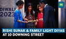 Diwali at Rishi Sunak’s Home | UK PM, Akshata Murthy & daughters light diyas at 10 Downing Street