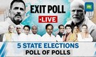 Exit Poll Results 2023: Cong leads in Chhattisgarh & Telangana, BJP likely to win MP & Rajasthan