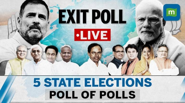 Exit Poll Results 2023: Cong leads in Chhattisgarh & Telangana, BJP likely  to win MP & Rajasthan