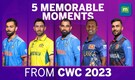 Virat Kohli’s 50th century to  Angelo Mathews time out: Here are 5 top moments from World Cup 2023