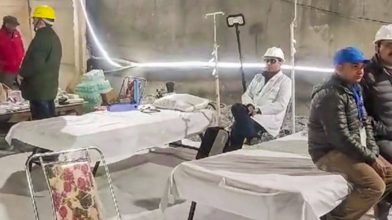 Warm clothing and first medical examinations have been offered to the first rescued workers. (Image: PTI)