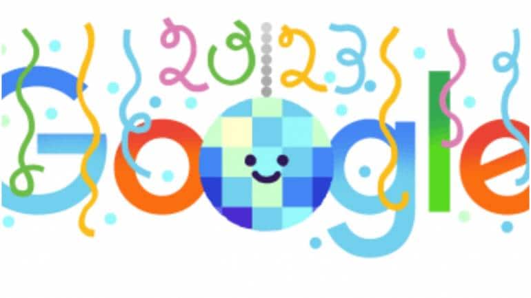 Google marks New Year's Eve with quirky animated doodle