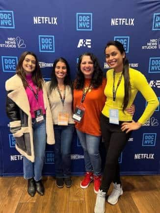 Bitchitra members at DOC NYC, America's Largest Documentary Festival.