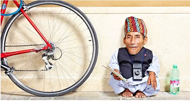 The Nepalese record holder was a primordial dwarf and lived for 75 years. (Image credit: Guinness World Records)