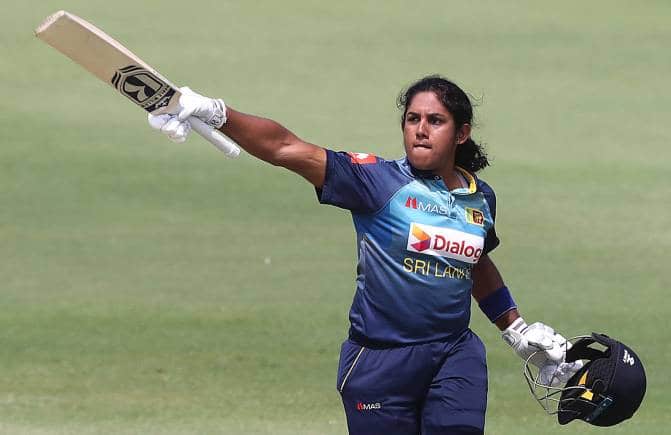Sri Lanka's Chamari Athapaththu. (Photo: Getty Images) 