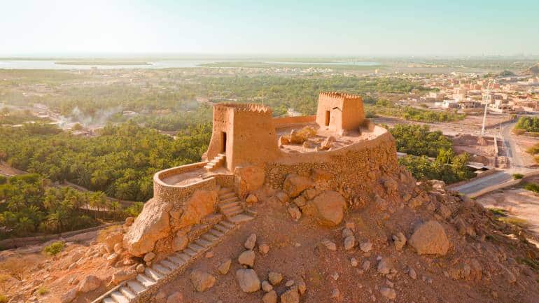 Dhayah Fort in Ras al Khaimah, the UAE.