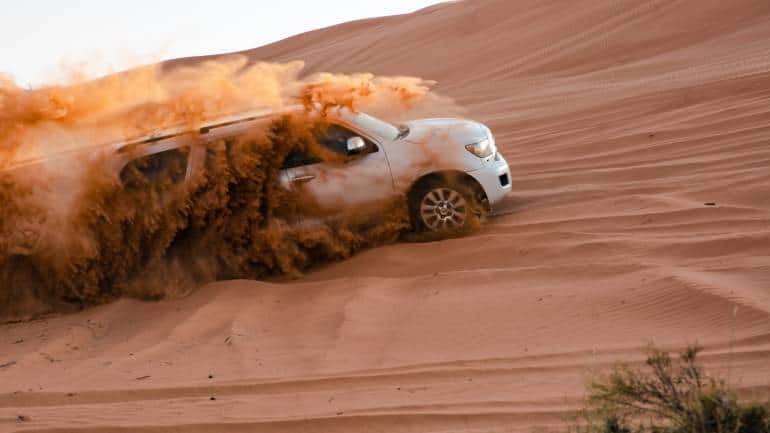 Dune bashing in RAK.