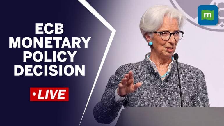 Live: European Central Bank on key interest rate decision | Christine ...