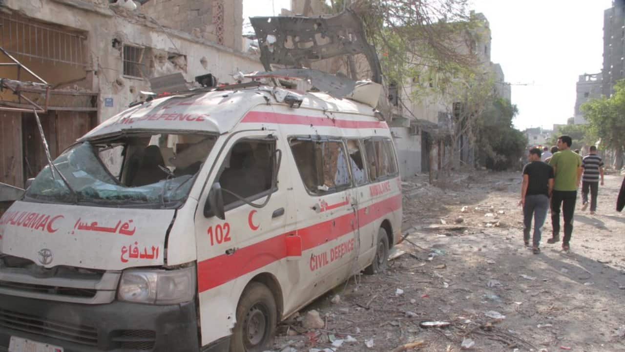 Ambulance by Gaza-born director Mohamed Jabaly, winner of the IDFA Best Director award this year for Life is Beautiful, was shot during the 2014 Israeli military operation in Gaza