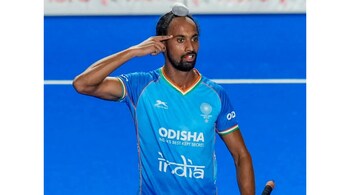 Indian hockey team midfielder Hardik Singh clinched the prestigious title of Men’s FIH Player of the Year at the FIH Hockey Star Awards 2023. This is another feather to his cap after making India win Bronze at Tokyo 2020 Olympics. (Photo via X)