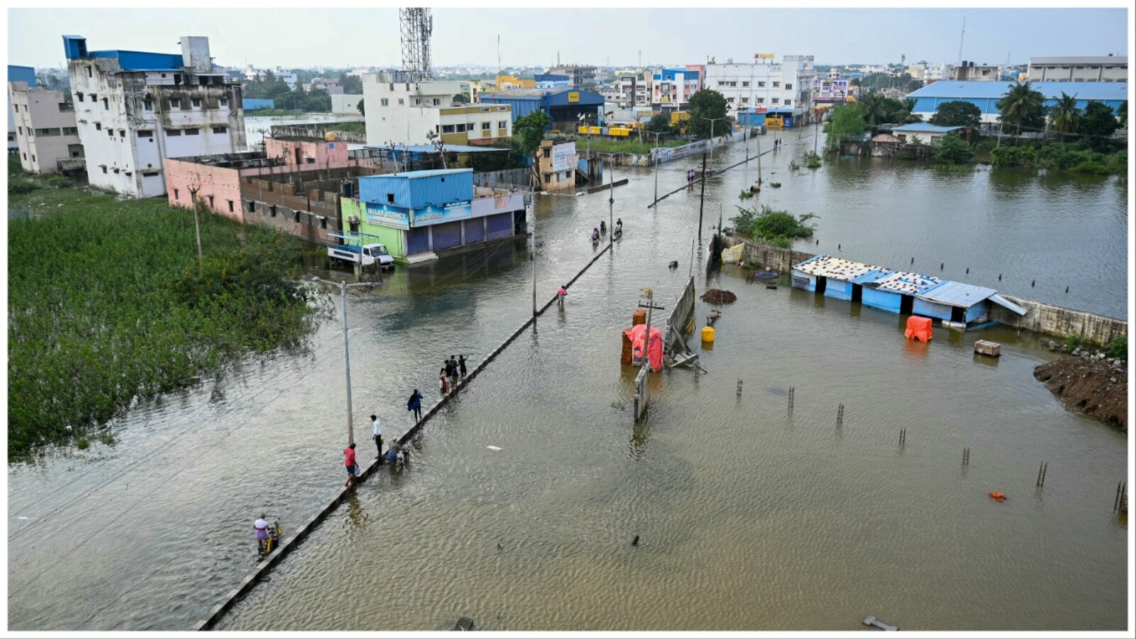 Video: One-By-One, Parked Cars Swept Away In Chennai Floods Due To Cyclone  Michaung