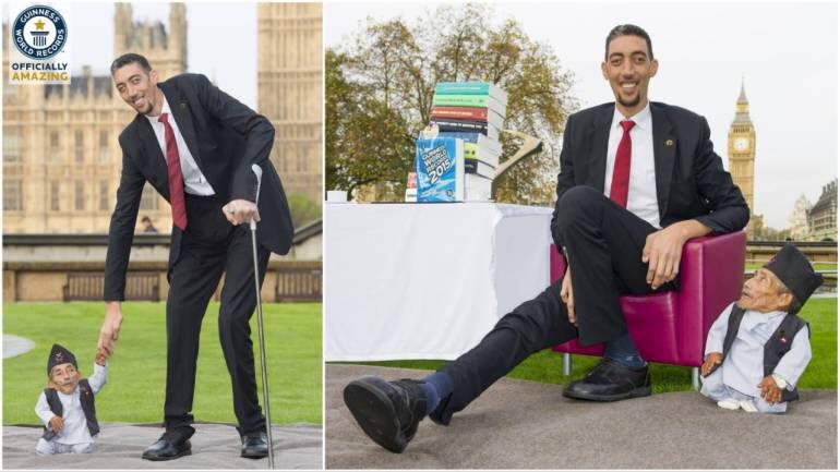 Watch When The World s Tallest Man Met The Shortest