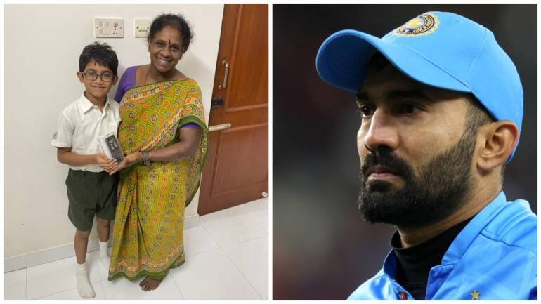 Chennai boy buys phone for cook using badminton prize money. Dinesh Karthik reacts - Vimarsana News
