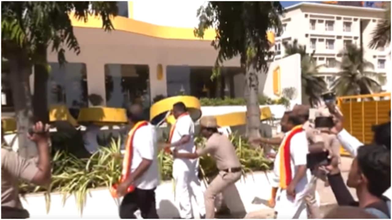 Starbucks, Third Wave among outlets targeted in Bengaluru as pro-Kannada activists destroy English signboards