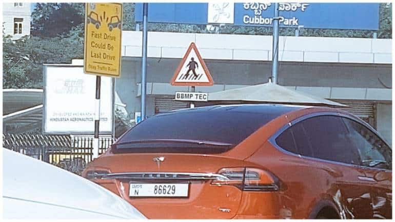 Tesla spotted on Bengaluru road. Viral pics - Vimarsana News