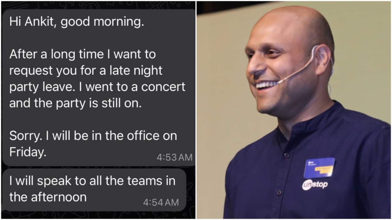 Employee asks Delhi CEO for ‘late-night party leave’. Check his response