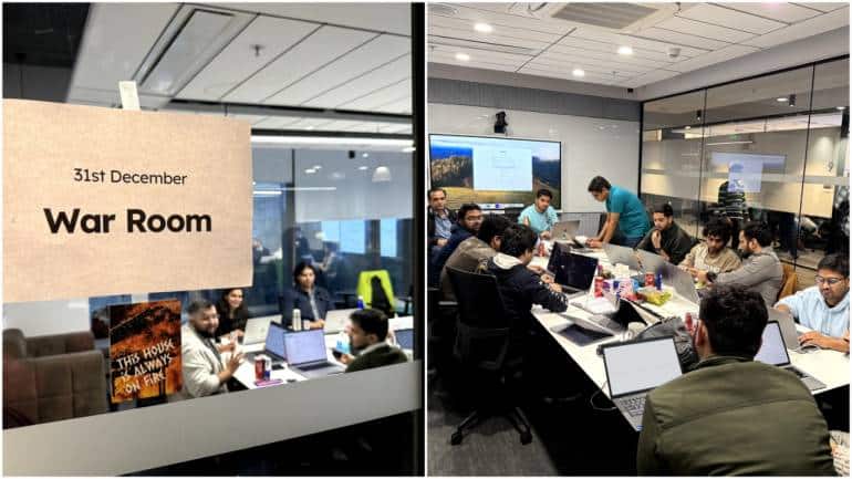Deepinder Goyal shares pic of 'war room' as Zomato gears up for New Year's orders - Vimarsana News