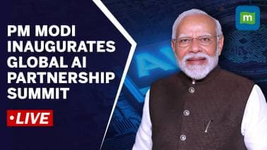 Moneycontrol LIVE: PM Modi Inaugurates Global AI Partnership Summit