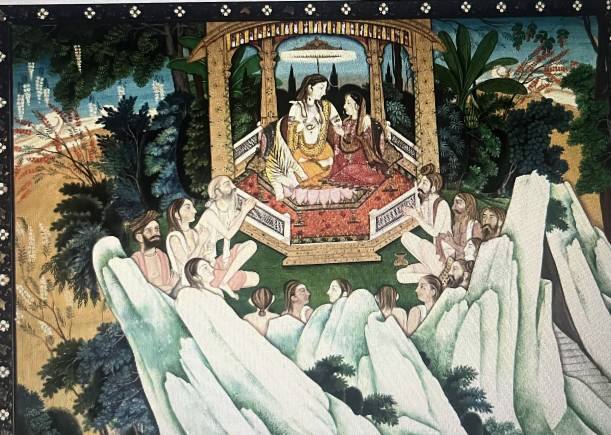 Artificial Intelligence-enabled viewing experience of miniature paintings at the National Museum, Delhi. (Image courtesy National Museum)