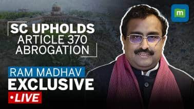 Article 370 abrogation upheld, SC orders elections by September 2024 | Ram Madhav exclusive