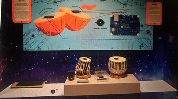 The Artificial Intelligence-enabled Navachara, a new art gallery at the Rashtrapati Bhavan, Delhi. (Image courtesy Rashtrapati Bhavan)