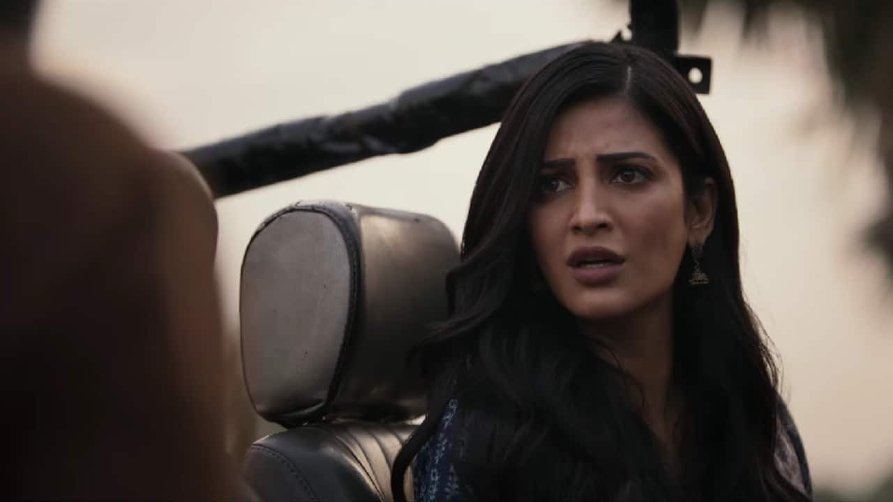 Shruti Haasan as Adaya in Salaar 1. (Screen grab/YouTube/Hombale Films)