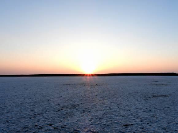 Sunset on the Rann of Kutch, Gujarat. (Photo: Bindu Gopal Rao)