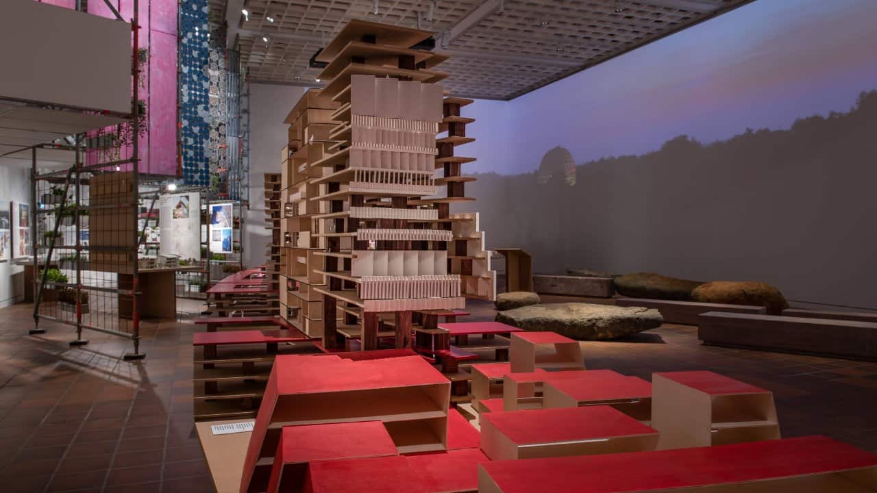 Line of Goodwill project envisions a high-rise, high-density urban arrangement that integrates urban farming, treatment of water and wastewater and renewable energy. (Photo ©Kim Hansen-kopi)