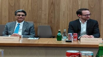 Punit Renjen, Deputy Chairperson of the Supervisory Board, SAP and Thomas Saueressig, member of the Executive Board of SAP SE