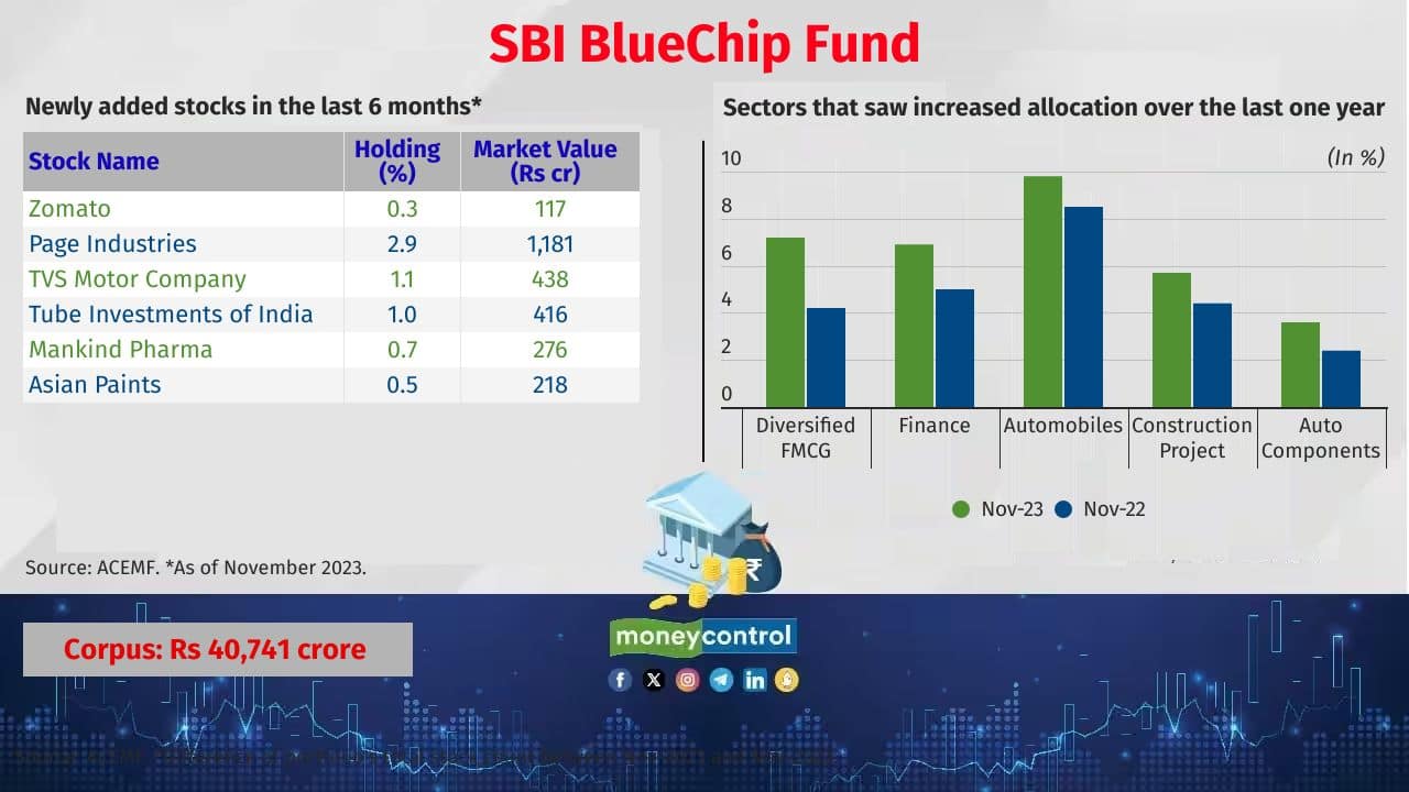 SBI BlueChip Fund Category: Large Cap Fund Fund manager(s): Sohini Andani 5 year return (CAGR): 15.8% Also see: To get multibaggers, you have to buy into absolute stupidity: Siddhartha Bhaiya, MD, Aequitas PMS 