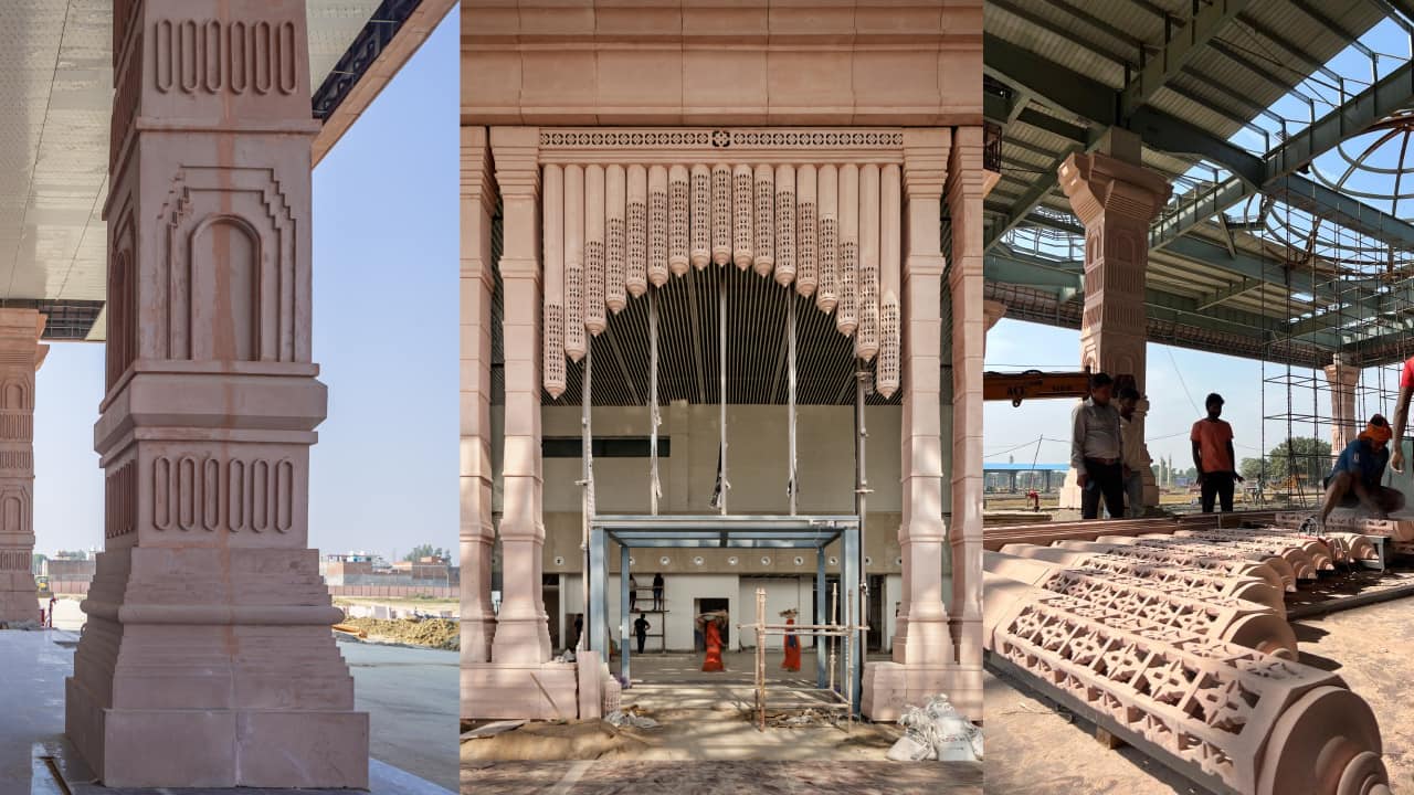 At the Ayodhya airport. (Photo © Noughts and Crosses, courtesy Sthapati)
