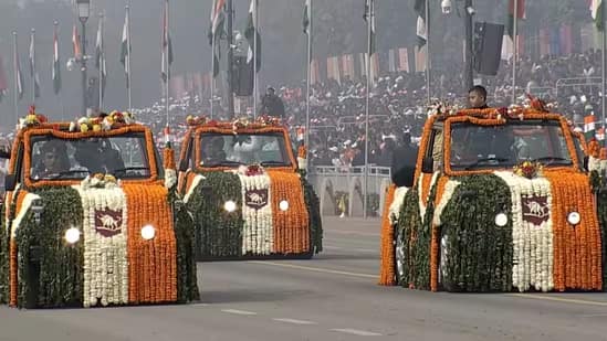 19 Young Achievers Shine on Kartavya Path, proud recipients of the Pradhan Mantri Rashtriya Bal Puraskar, embodying excellence and commitment. (Image: ANI)