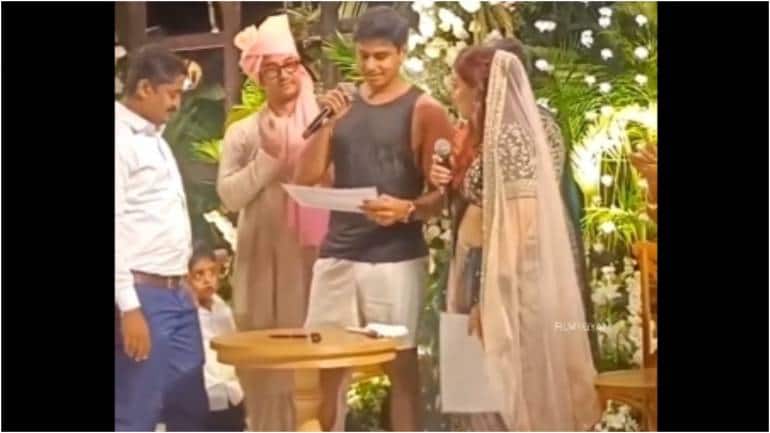 Ira Khan-Nupur Shikhare wedding: Groom's outfit choice sparks flurry of reactions on internet - Vimarsana News