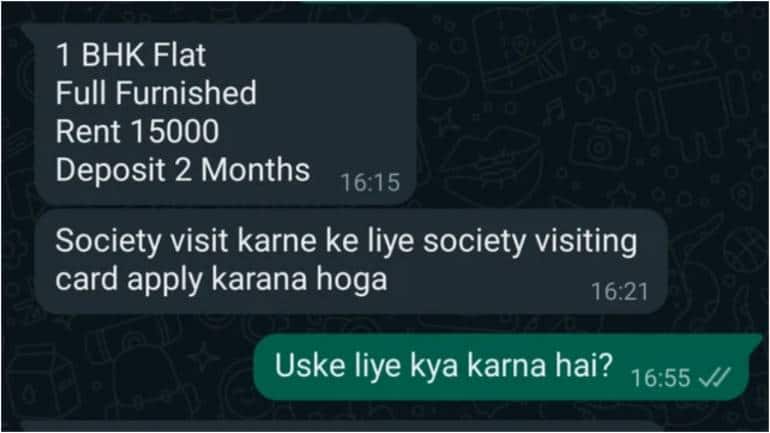 Man shares post after Delhi broker asks for Rs 2,500 to make 'society visiting card' - Vimarsana News