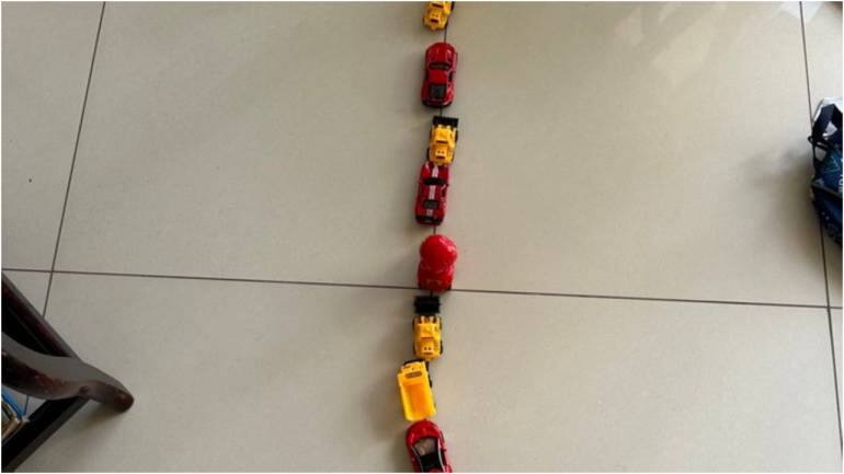 This 2-year-old boy's representation of Bengaluru features a traffic jam. See post - Vimarsana News