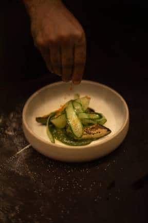Burnt Cucumber at Ode, Mumbai.