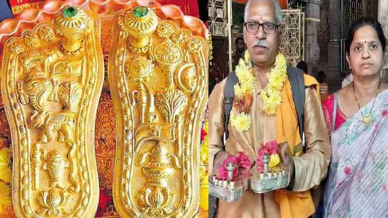 Ayodhya Ram Temple: This 64-year-old devotee walks from Hyderabad to Ayodhya with Ram Lalla's padukas on his head - Vimarsana News