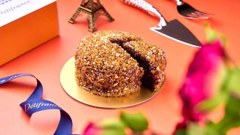 Chocolate Praline Dry Cake at Delifrance.