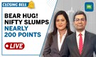 LIVE: Nifty shaves off over 150 points as selloff intensifies; Sula, GCPL in focus| Closing Bell