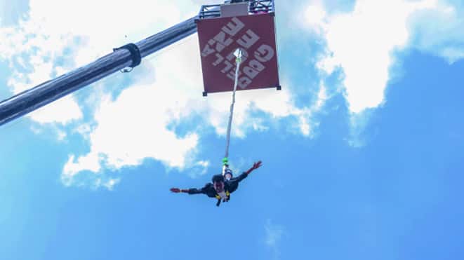 Della bungee jumping, Lonavala, India. (Photo: Della Adventure Park)